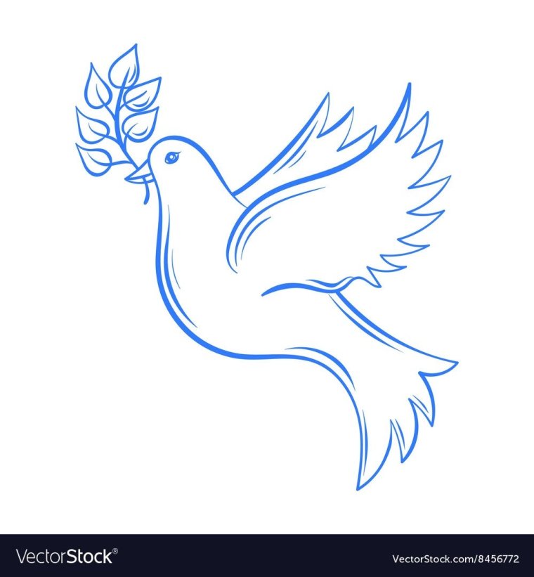 Символ крещения голубь