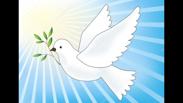 Голубь с веточкой