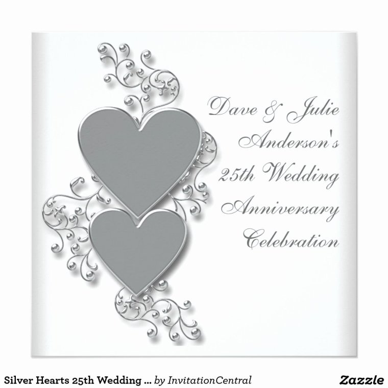 Серебряная свадьба надпись