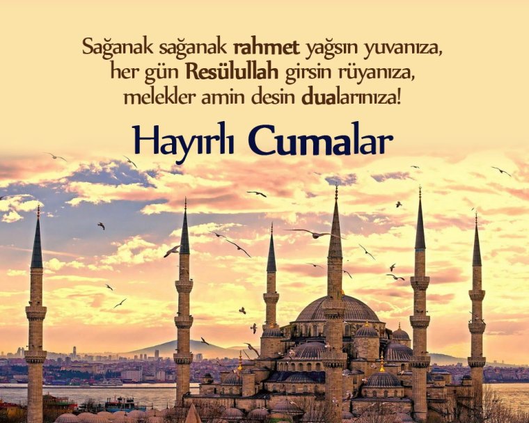 Фото hayrli Cumalar s flagom