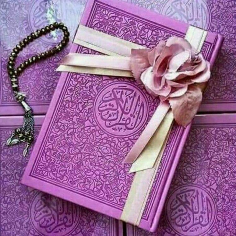 Красивый розовый Коран