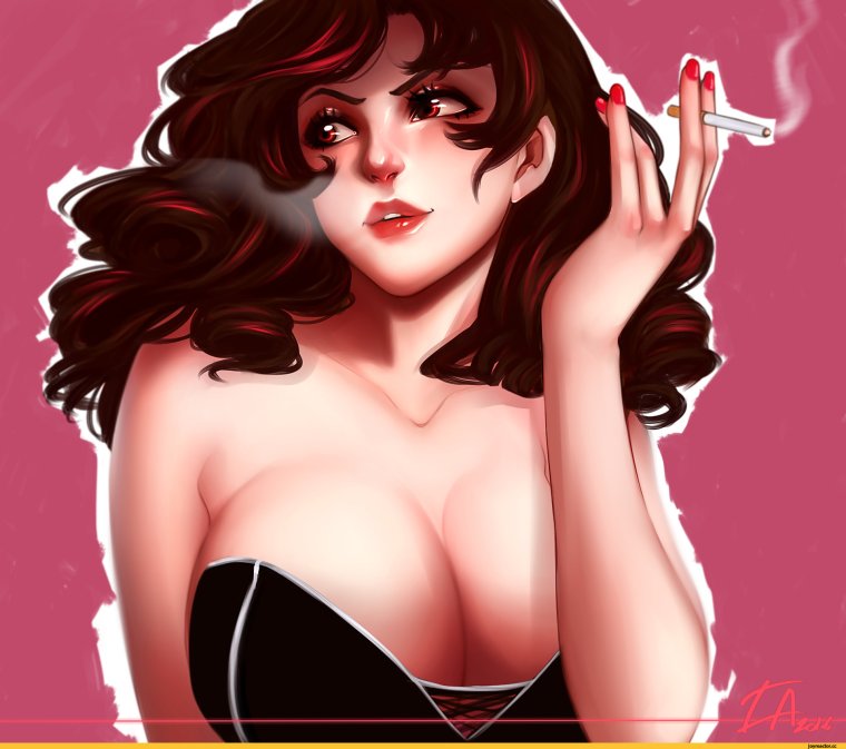 Мультяшная девушка