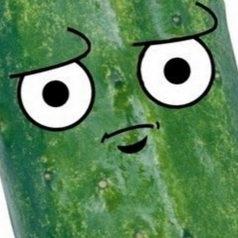 Огурчик с глазами