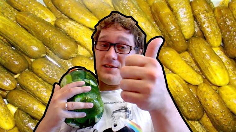 Прикольные солёные огурцы