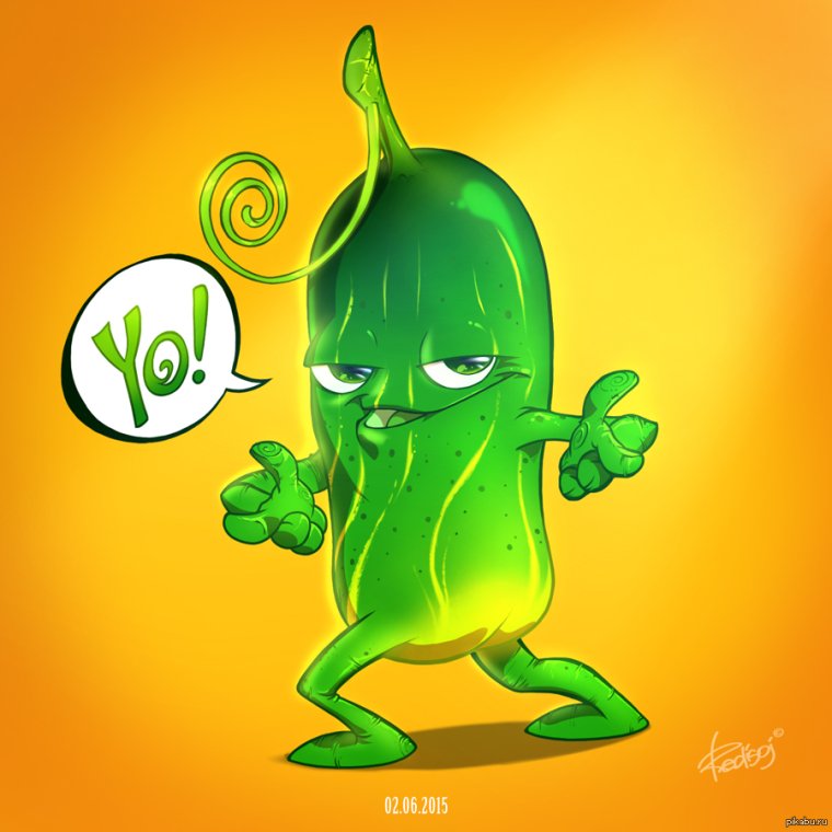Бешеный огурец прикол
