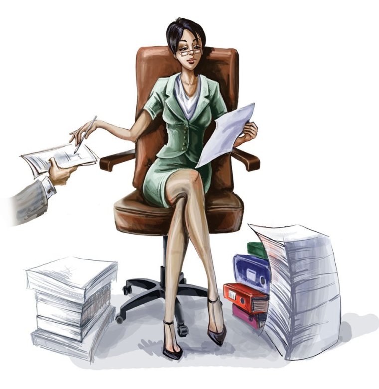 Бухгалтер карикатура