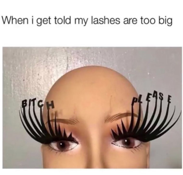 Прикольные ресницы