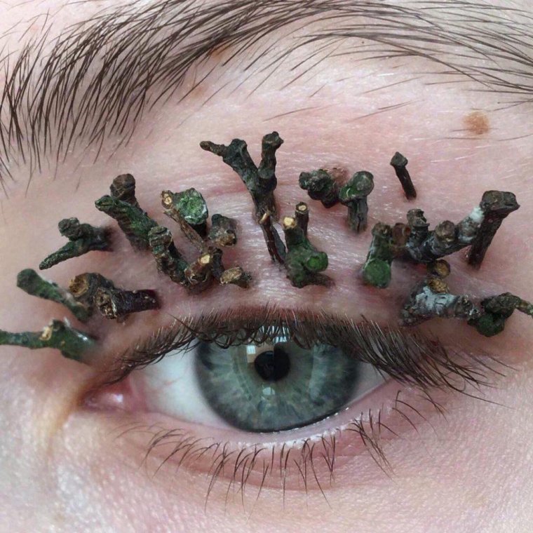 Прикольные ресницы