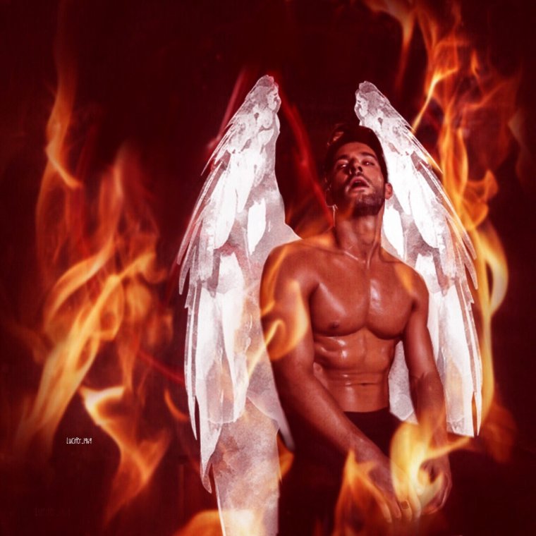 Тень парня с рогами