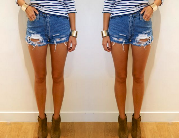 Ровные ноги у девушек