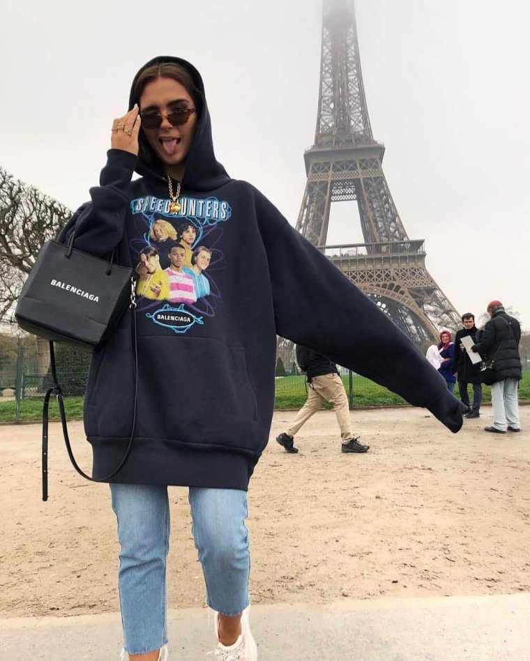 Худи женские оверсайз 2020