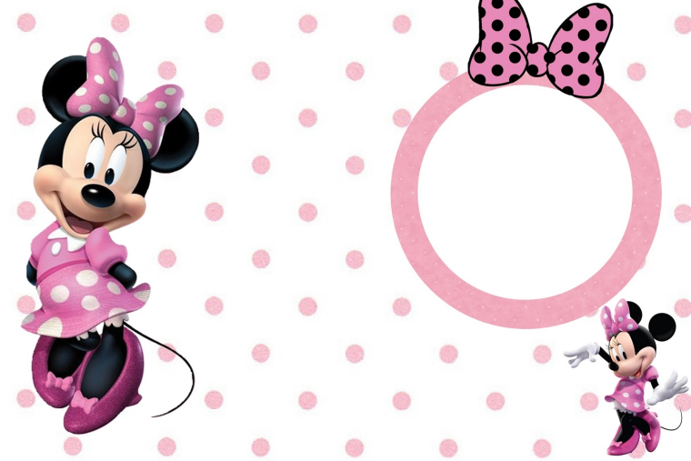Пригласительные Минни Маус