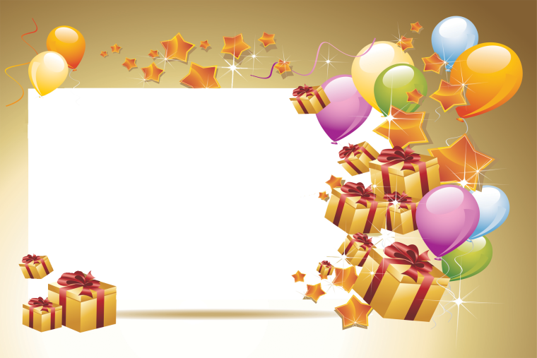 Праздничный фон день рождения