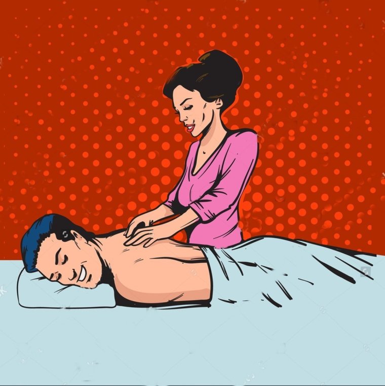 Кот массажист