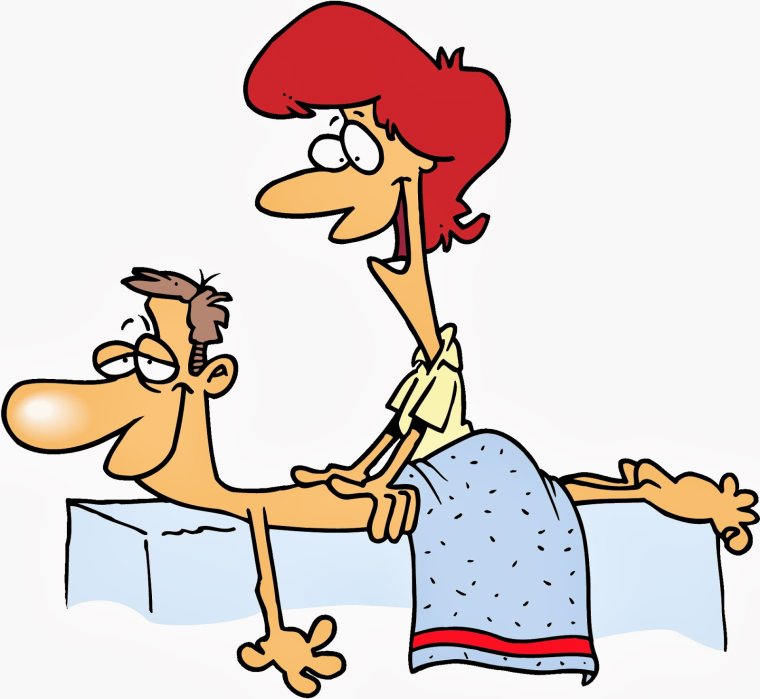 Массаж карикатура