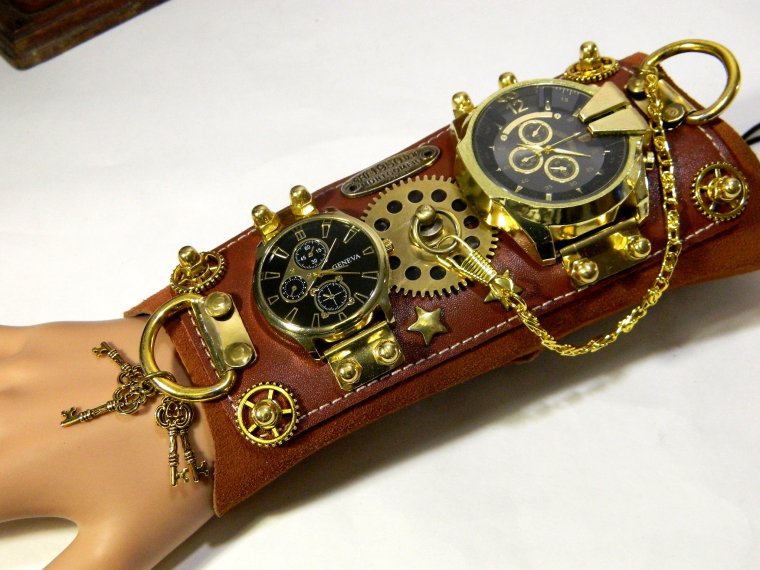 Стимпанк браслет
