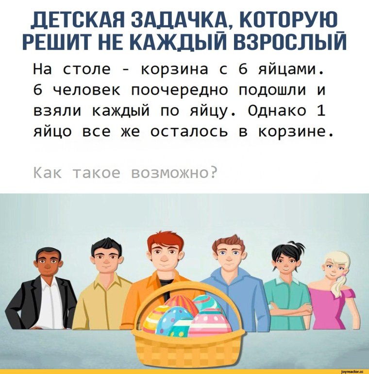 Логические задачи для взр