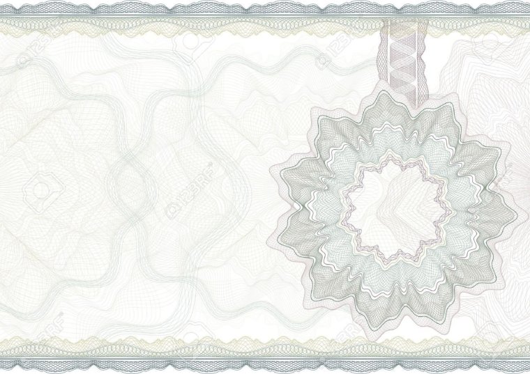 Защитная сетка гильош для документов вектор