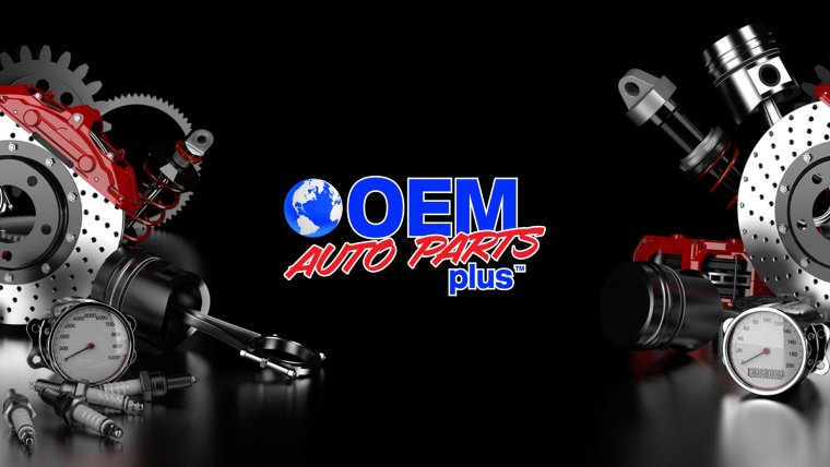 Автозапчасти на черном фоне