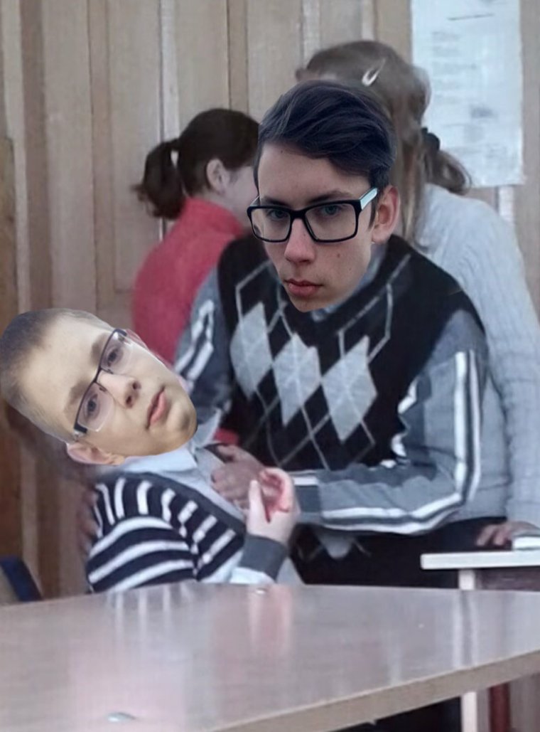 Школьник с разбитым носом