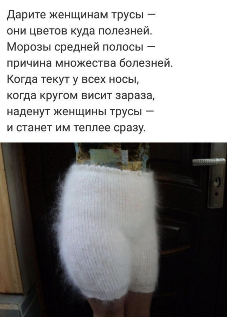 Стих про женские трусы