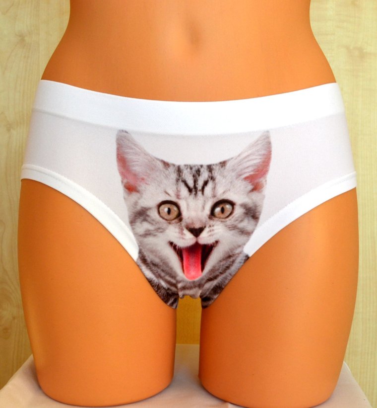 Трусы с кошачьей мордой