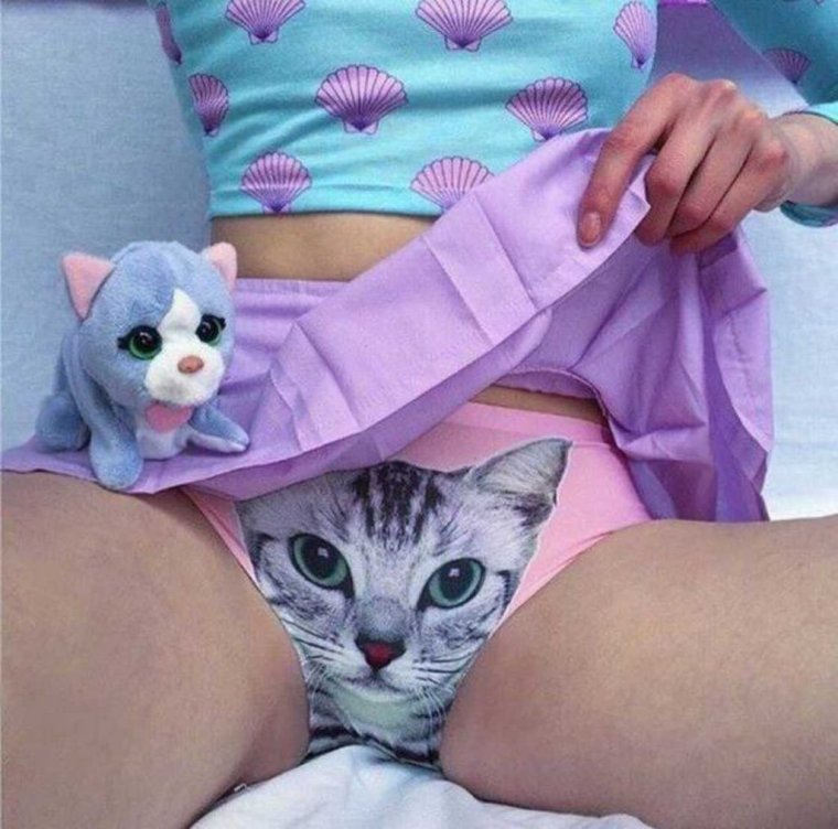 Трусы с кисой