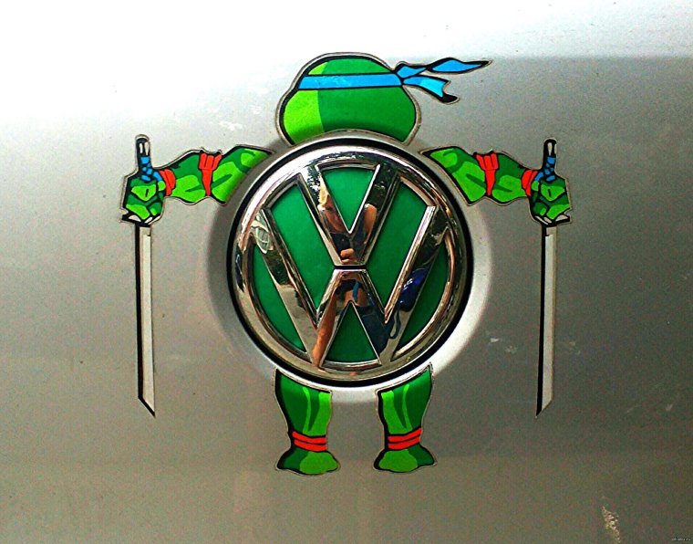 VW эмблема прикольная