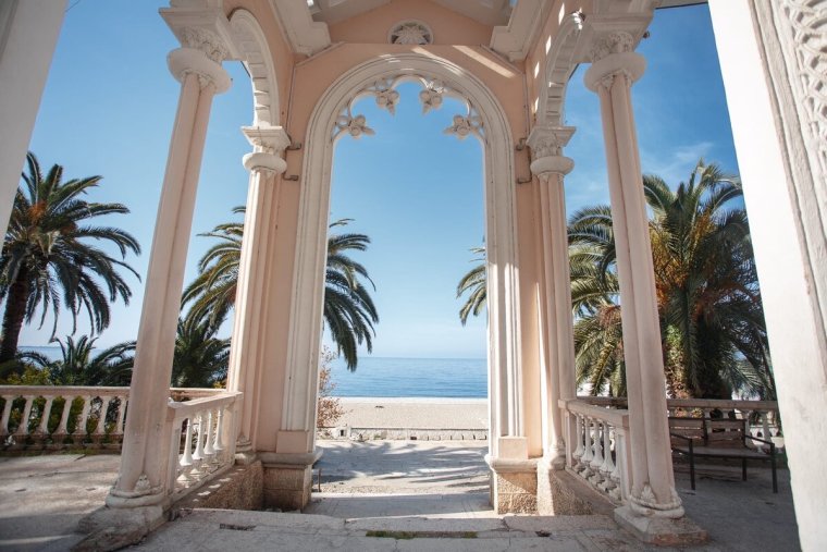 Абхазия Гагры горы море