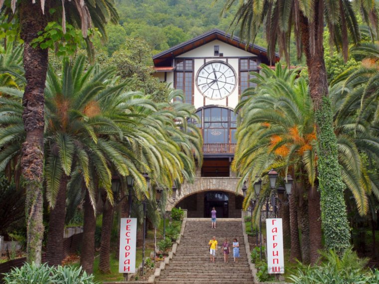 Пляж Гагра Абхазия