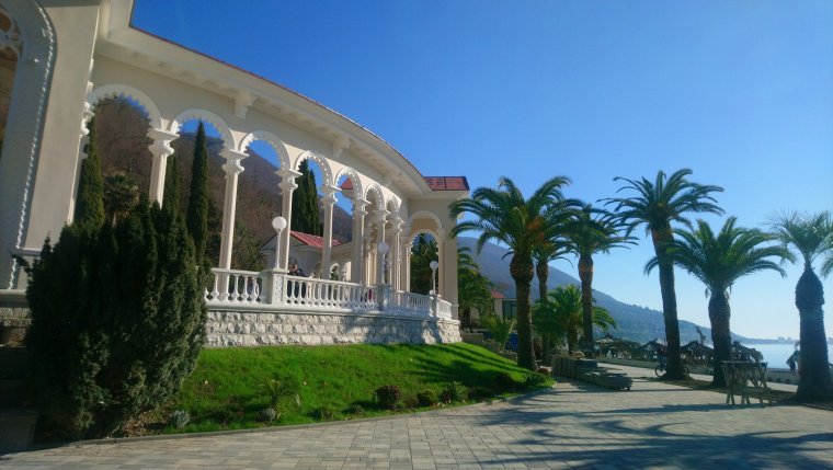 Восход солнца в Гагре