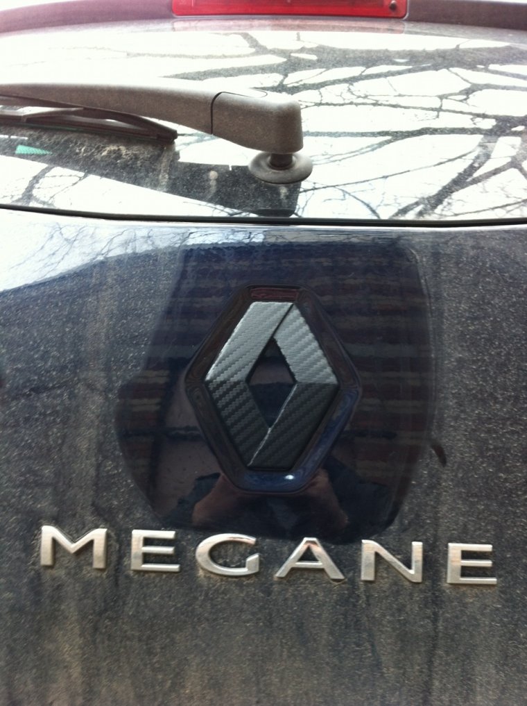 Значок Рено с волосами