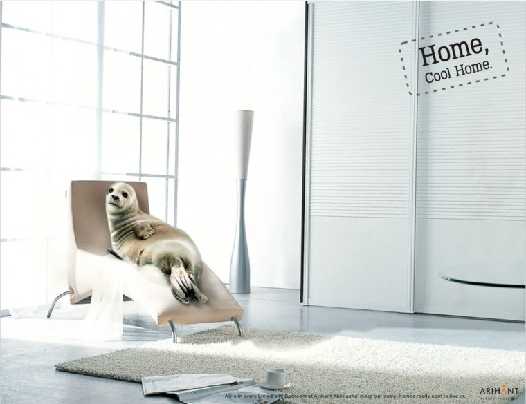 Креативная реклама кондиционеров