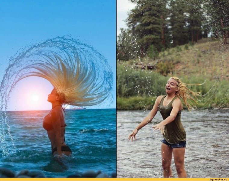 Фотосессия ожидание и реальность