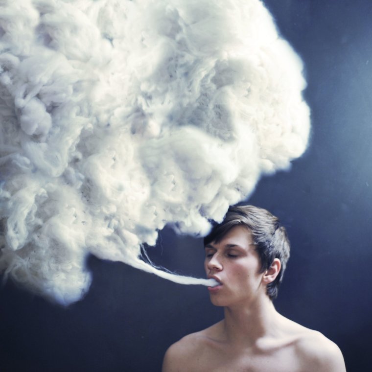 Человек в дыму