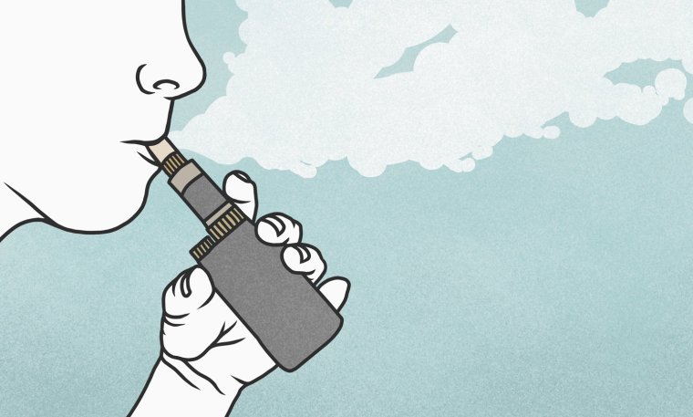 Электронная сигарета рисунок