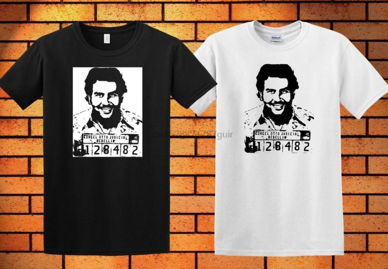 Футболка Пабло Эскобар белый дом