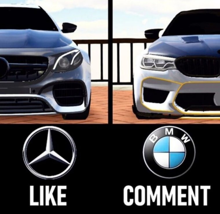 БМВ против Мерседес БМВ против Мерседес