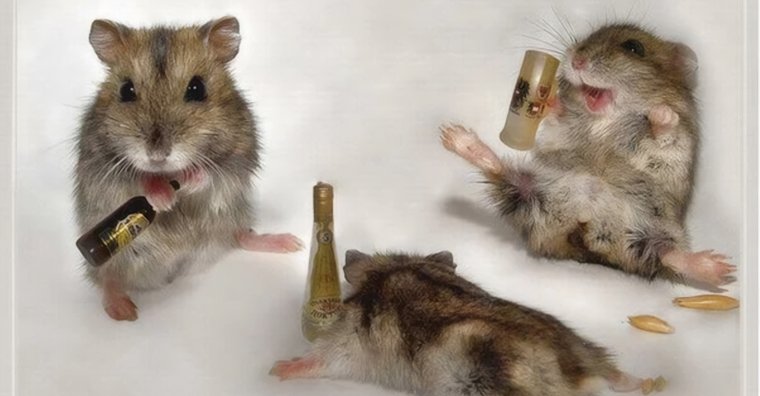 Хомяк с двумя пальцами