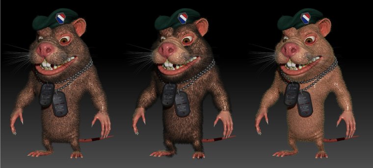 Страшная крыса из мультика