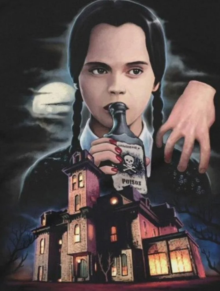 Венсдей Аддамс арты