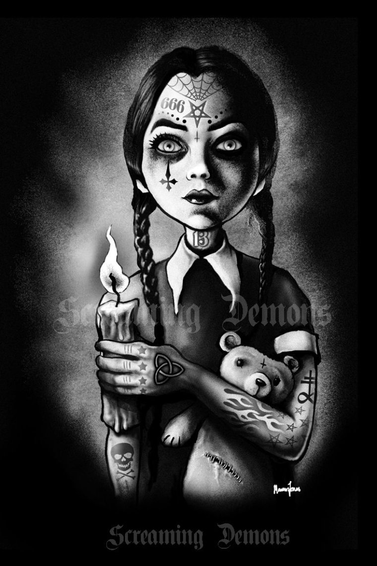 Семейка Аддамс персонажи имена