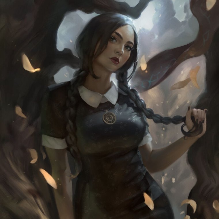 Уэнздей Аддамс арты