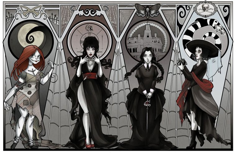 Эльвира семейка Аддамс