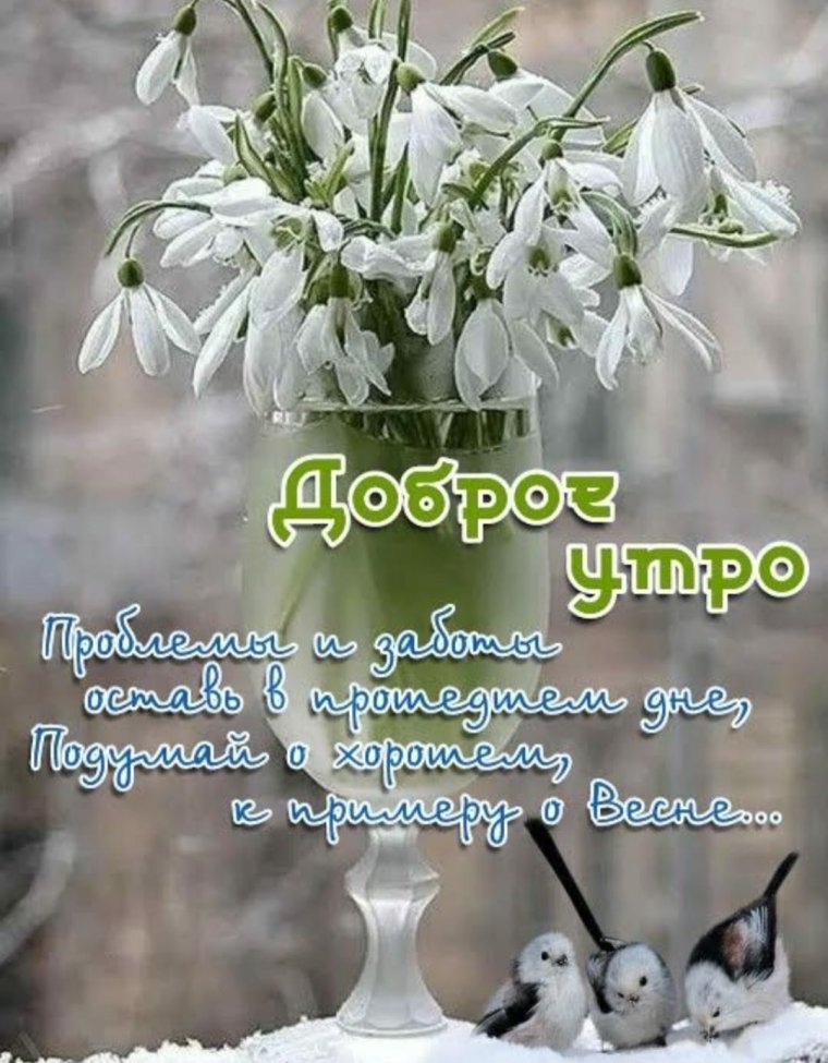 Пожелания с добрым мартовским утром