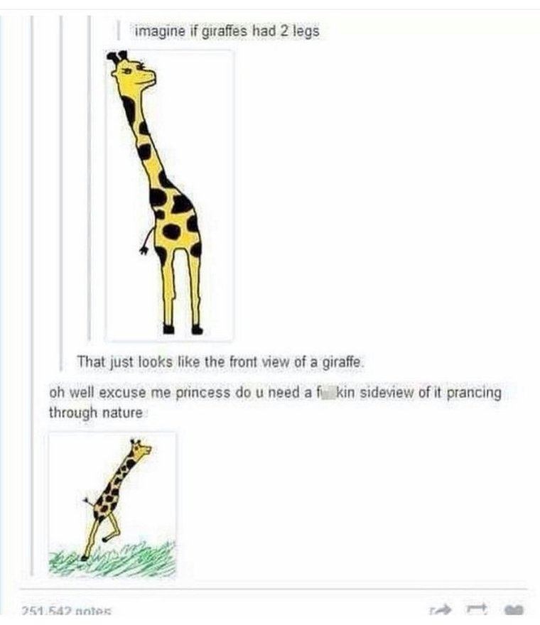 Прикольный Жираф