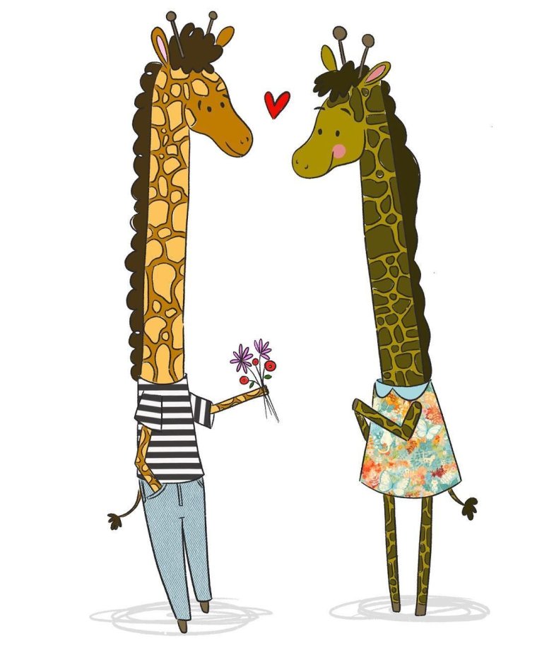 Жираф в очках