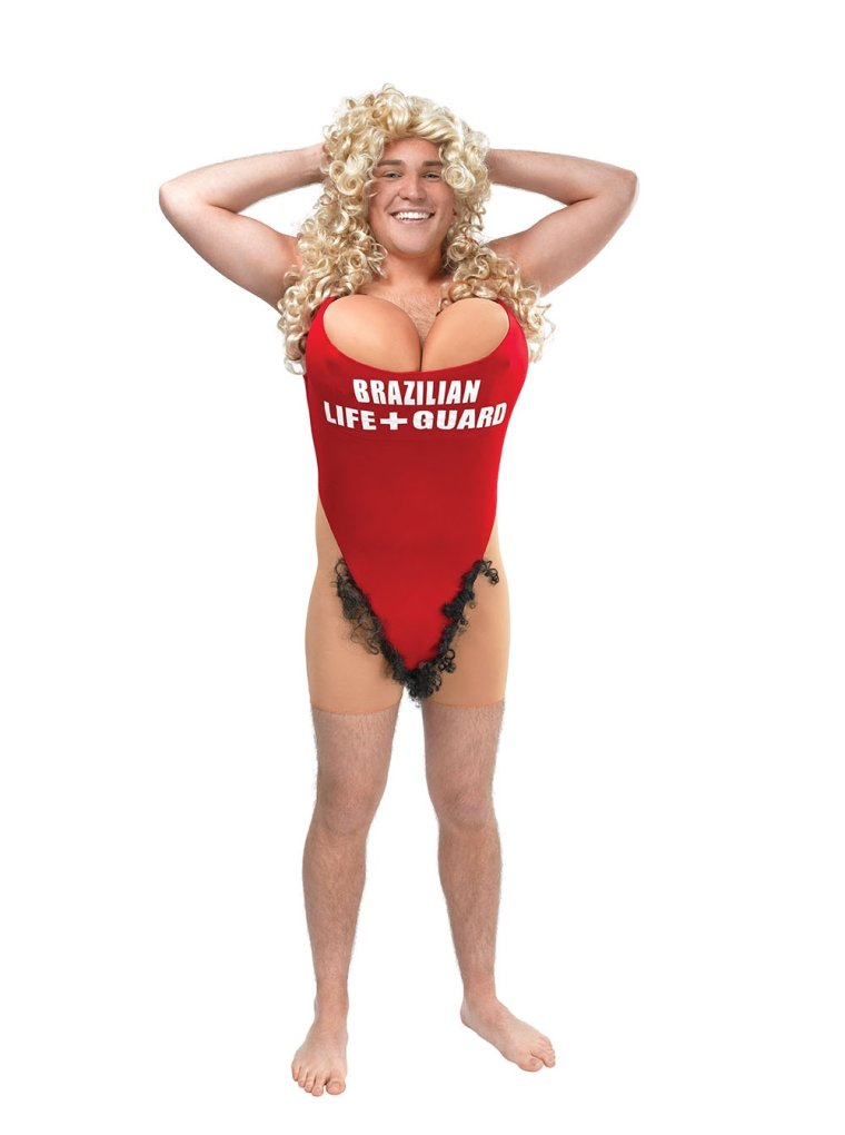 Купальник с мужским телом