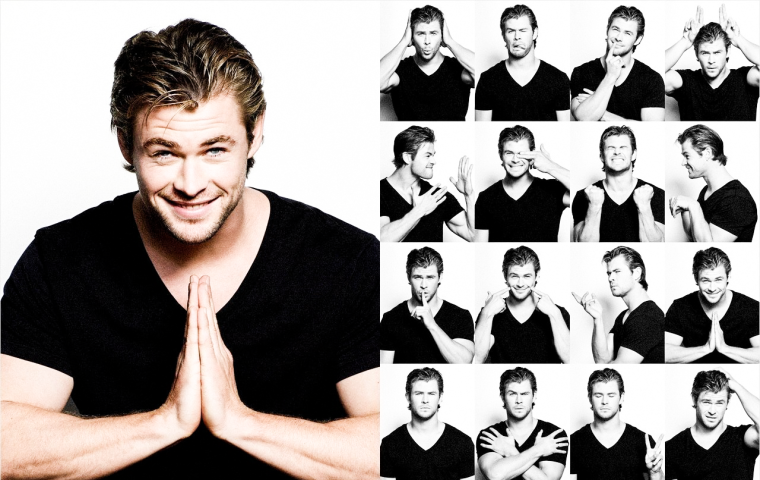 Крис Хемсворт эмоции