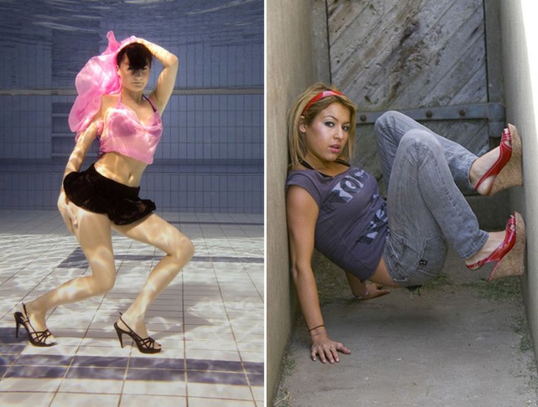 Странные позы для фотосессии